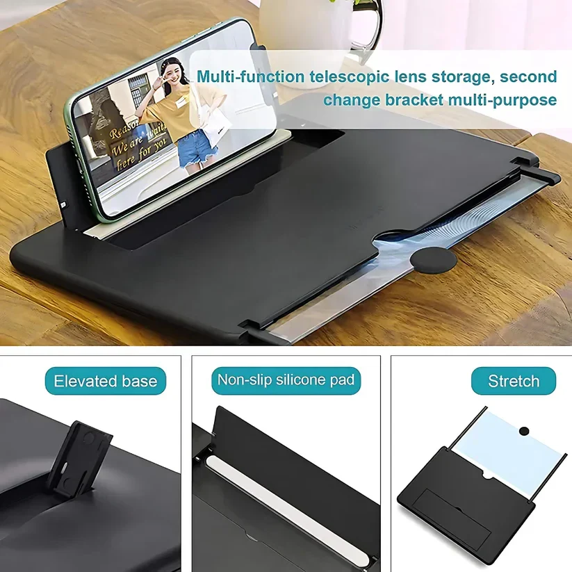 3D HD Magnifying Projector Screen Enlarger for Movies, Videos and Gaming - Image 6