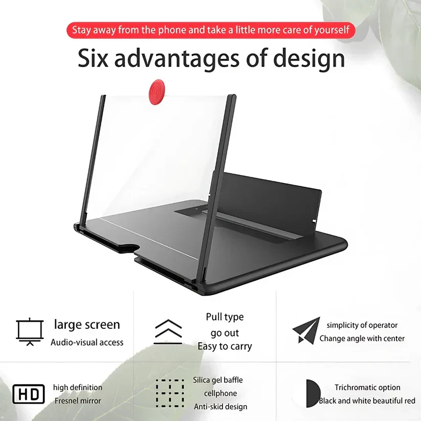 3D HD Magnifying Projector Screen Enlarger for Movies, Videos and Gaming - Image 8