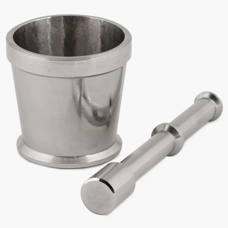 Aluminium Premium Quality Mortar and Pestle Set - Image 3