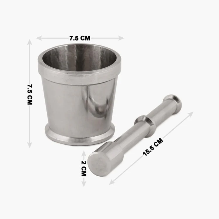 Aluminium Premium Quality Mortar and Pestle Set - Image 5
