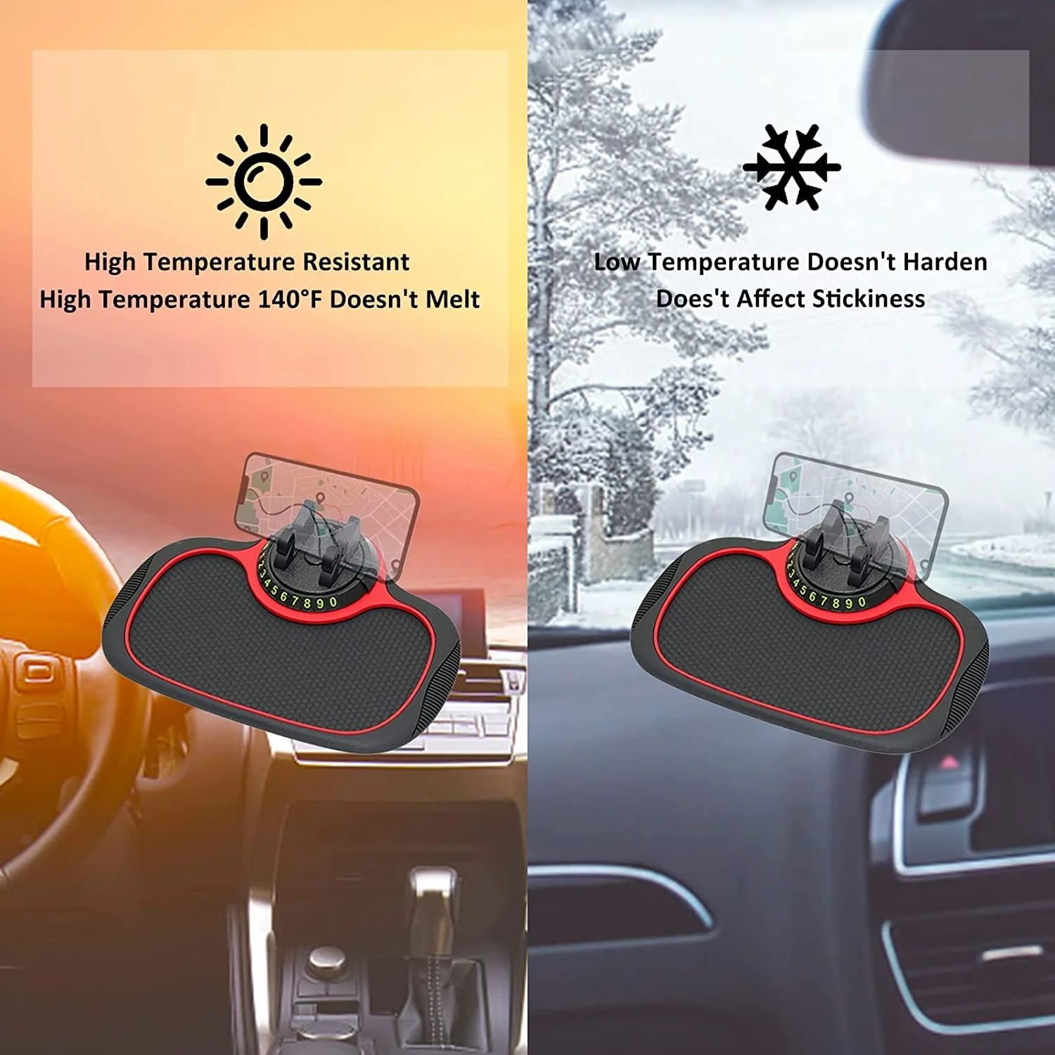 Car Instrument Anti Slip Mat - Image 3