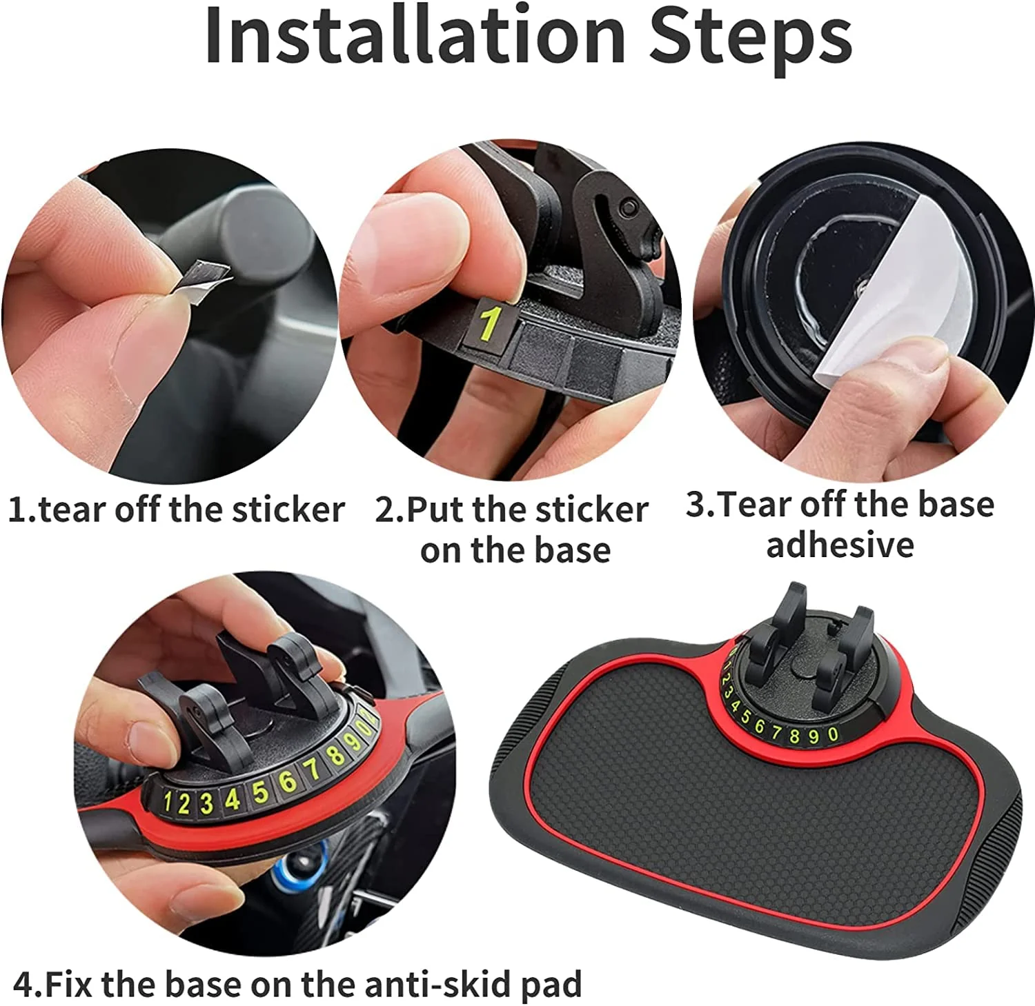 Car Instrument Anti Slip Mat - Image 5
