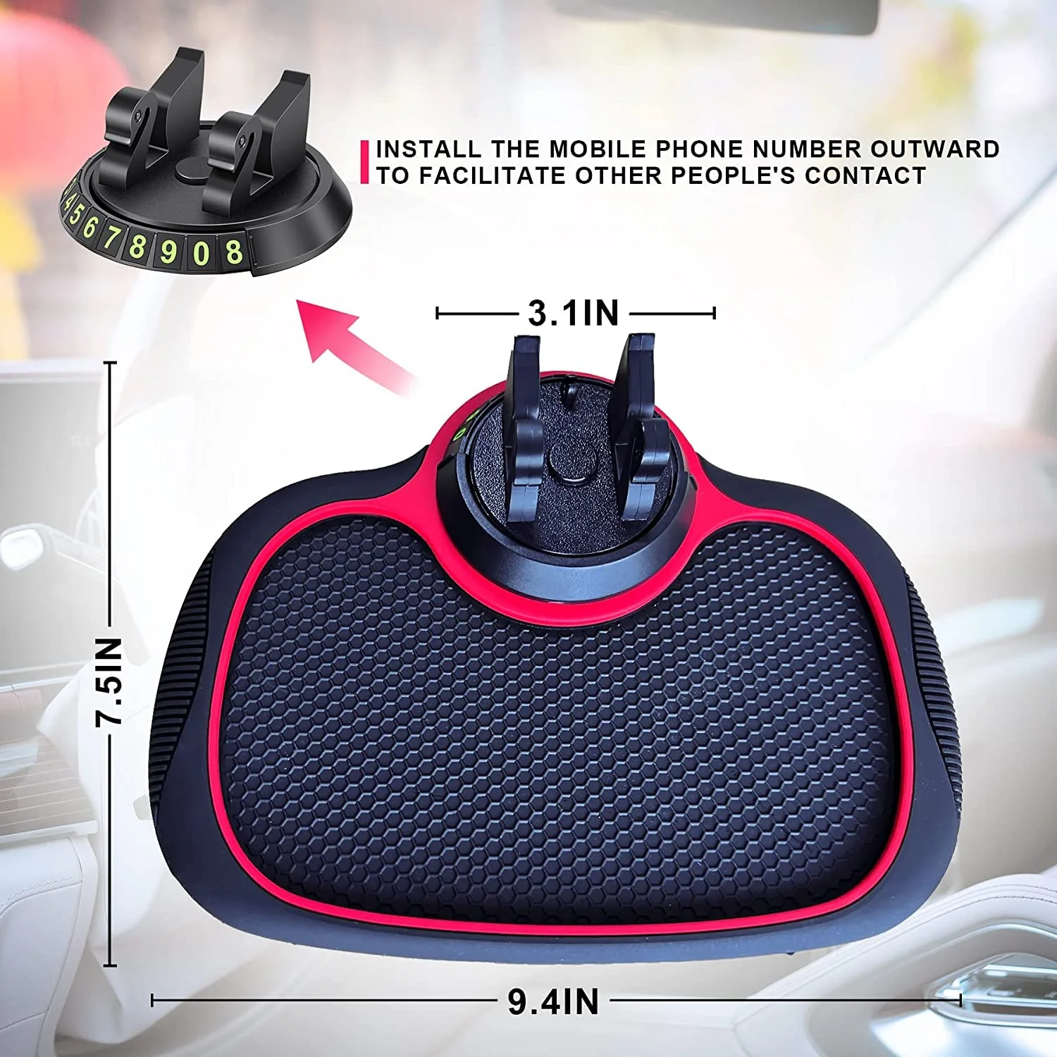 Car Instrument Anti Slip Mat - Image 6