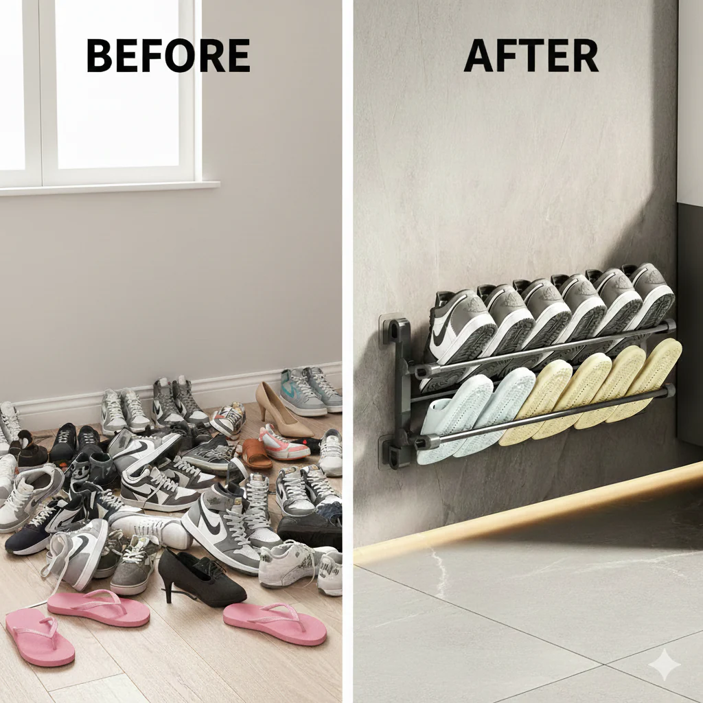 Folding Shoe Rack - Image 4