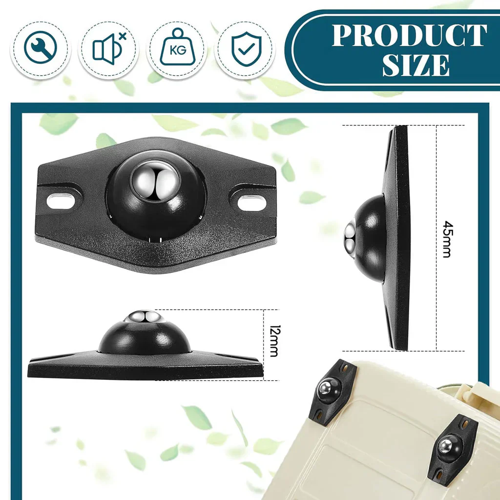 Heavy Duty 360° Rotating Moving Wheels - Image 5