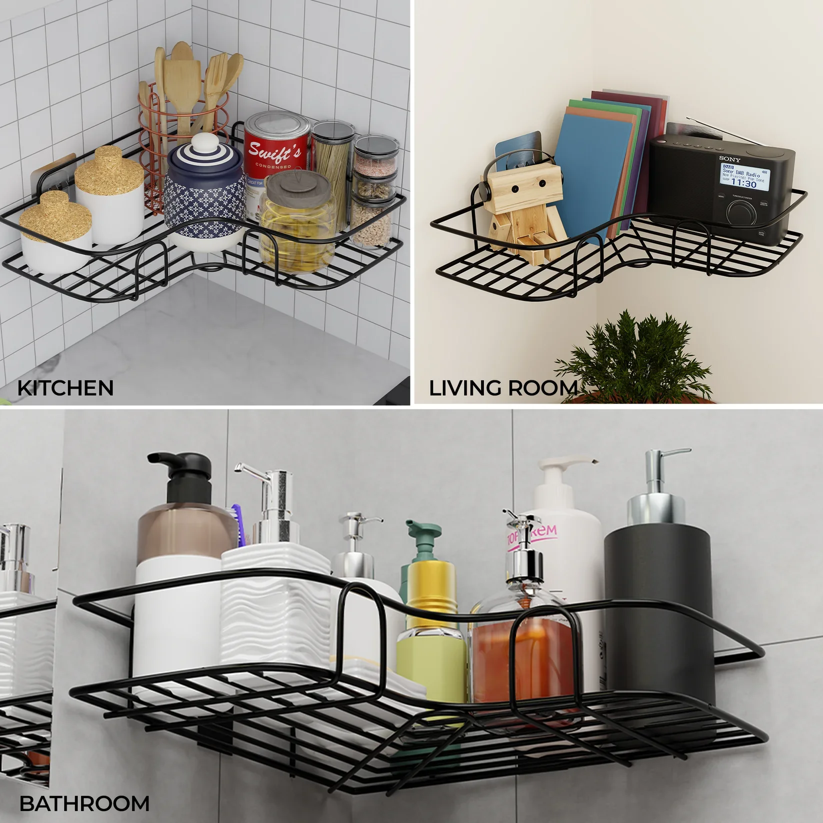 HydroHold Corner Storage Shelf - Image 5
