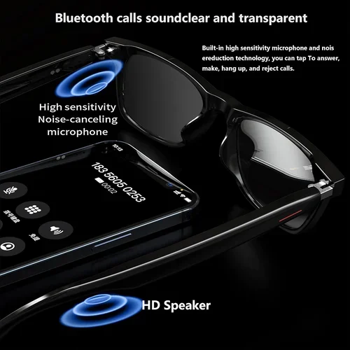 Smart Wireless Headphone Sunglasses - Image 4