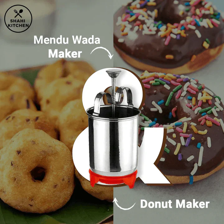 Stainless Steel Medu Vada Maker With Stand - Image 6