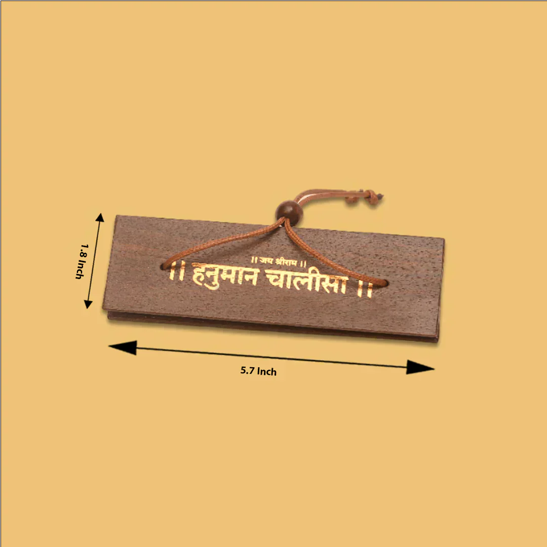 Tulsi Das ji's Wooden Hanuman Chalisa - Image 4
