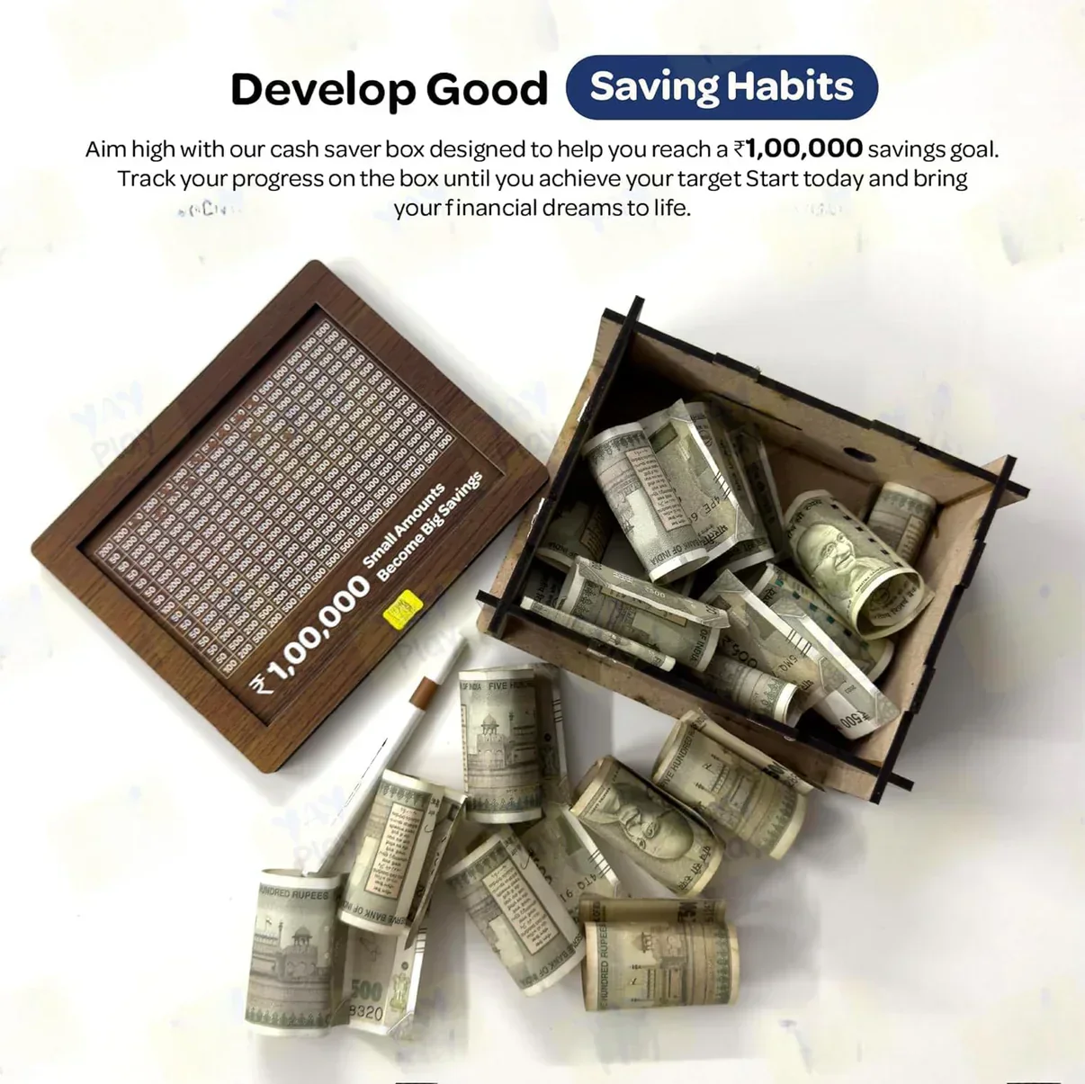 Wooden Savings Box - Image 3